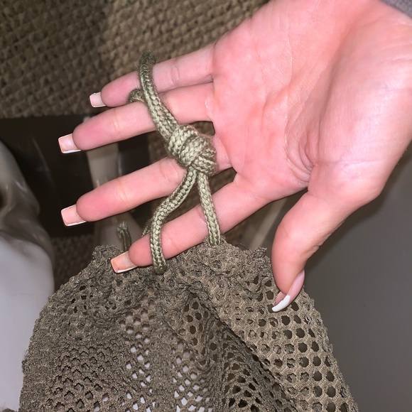 Mesh/Netted material green jacket! - Picture 6 of 8